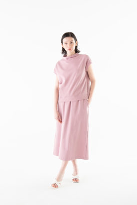 Cotton jersey sleeveless tops / Cotton jersey skirt