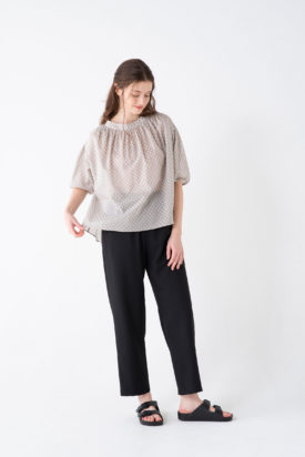 Polka dot blouse / Relax pants