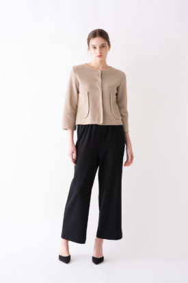 Lightweight knit jacket / Stretch pants